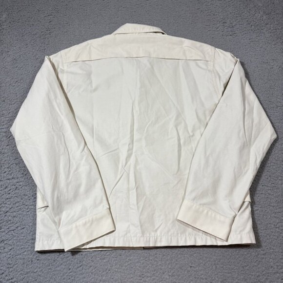 Buck Mason Mens Sz M Breakwater Sportster Jacket Natural Full Zip Bomber - Picture 6 of 7